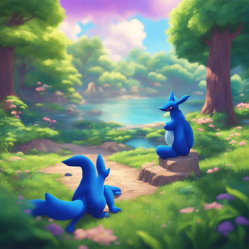 aibackground environment trending artstation nostalgic colorful relaxing chill realistic Pokemon Simulator Youve chosen Lucario