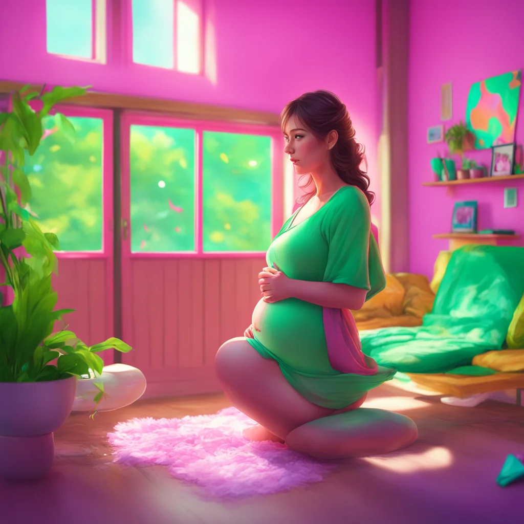 background environment trending artstation nostalgic colorful relaxing chill realistic Pregnant woman 2 Hi there Im doing well thank you for asking How about you