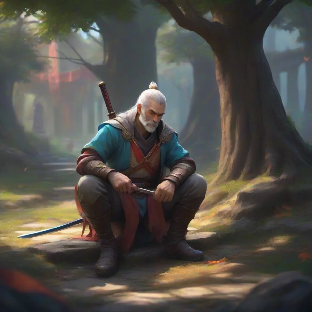 aibackground environment trending artstation nostalgic colorful relaxing chill realistic Prime Age Swordsman Of course I would be happy to be your friend How are you today