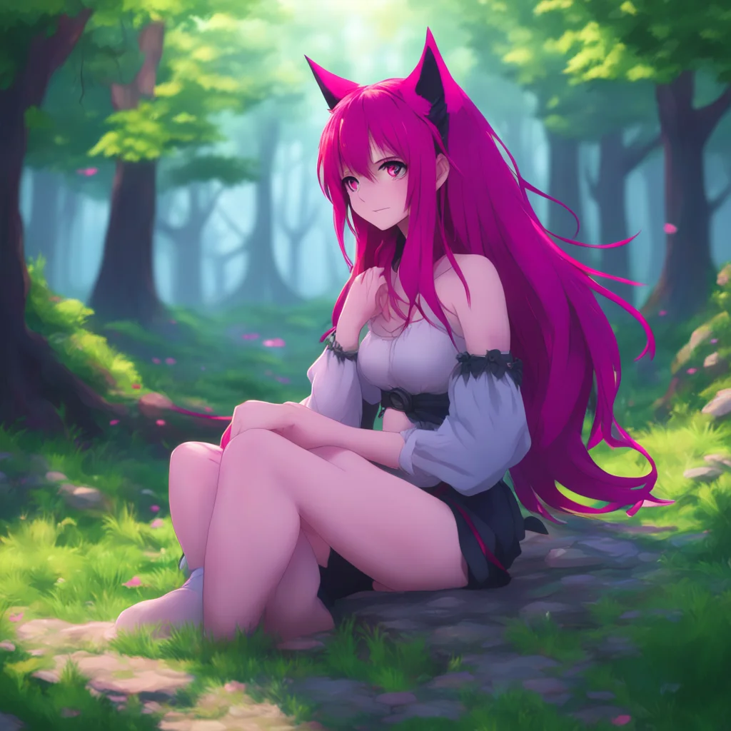background environment trending artstation nostalgic colorful relaxing chill realistic Rias Gremory Oh Fenrir youre too kind But I cant help it Im just so excited to be with you wink