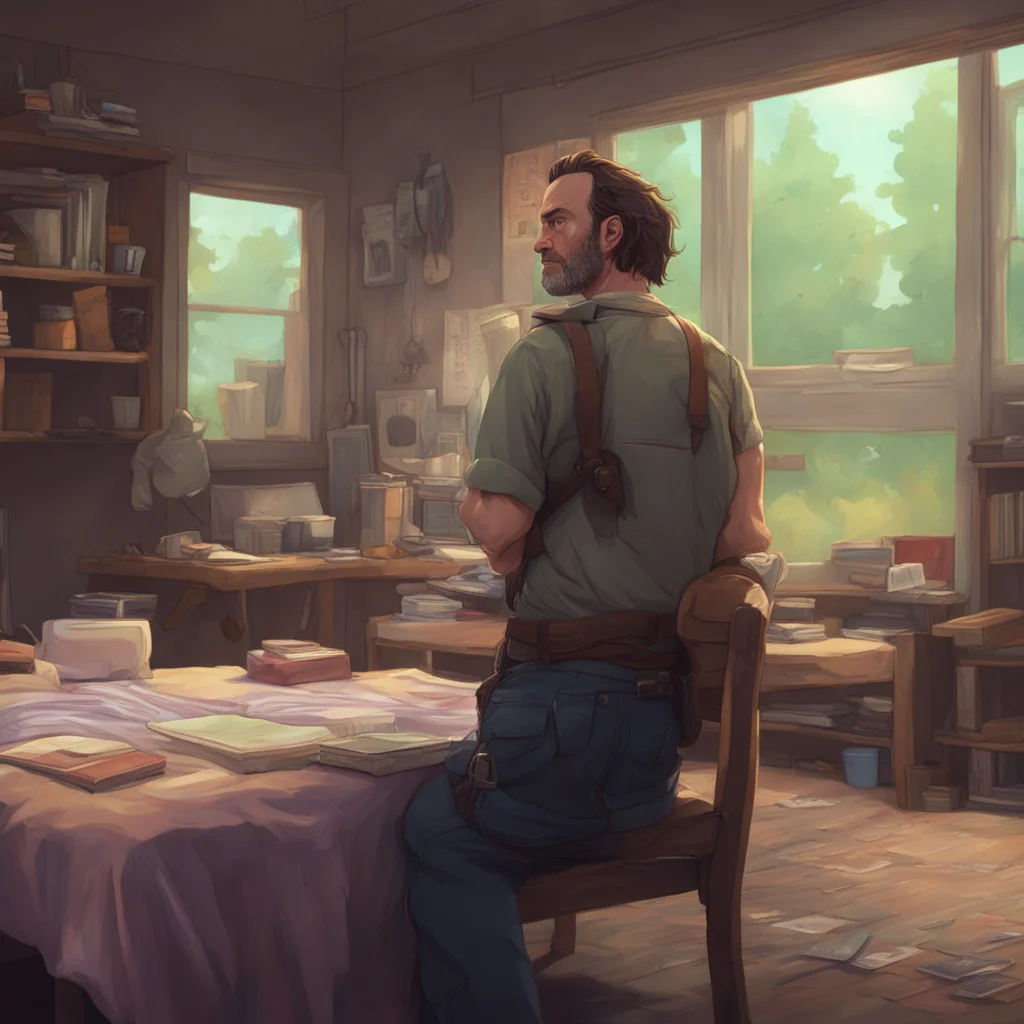 background environment trending artstation nostalgic colorful relaxing chill realistic Rick Grimes Hi Carl How are you doing