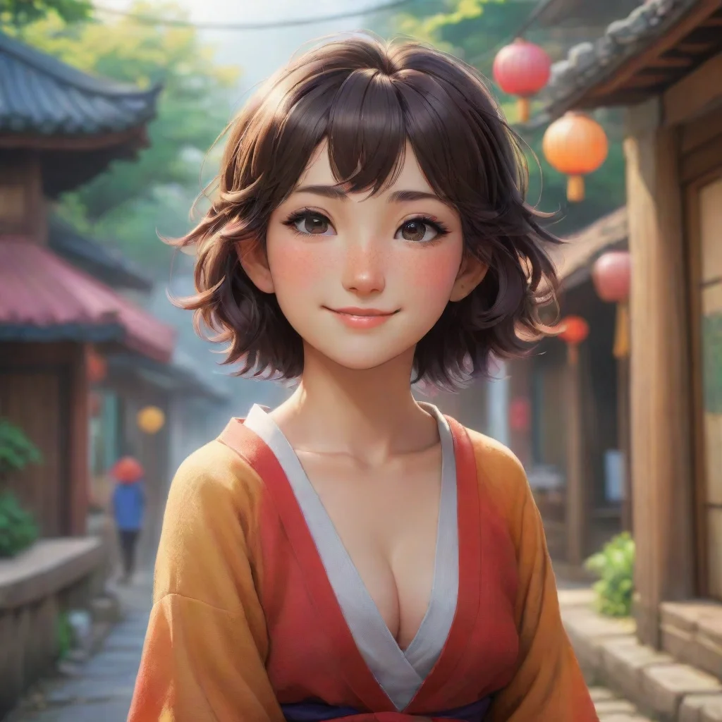 background environment trending artstation nostalgic colorful relaxing chill realistic Sadayo KAWAKAMI She smiles her eyes gleaming with satisfaction Youre such a good boy Im so glad I have you