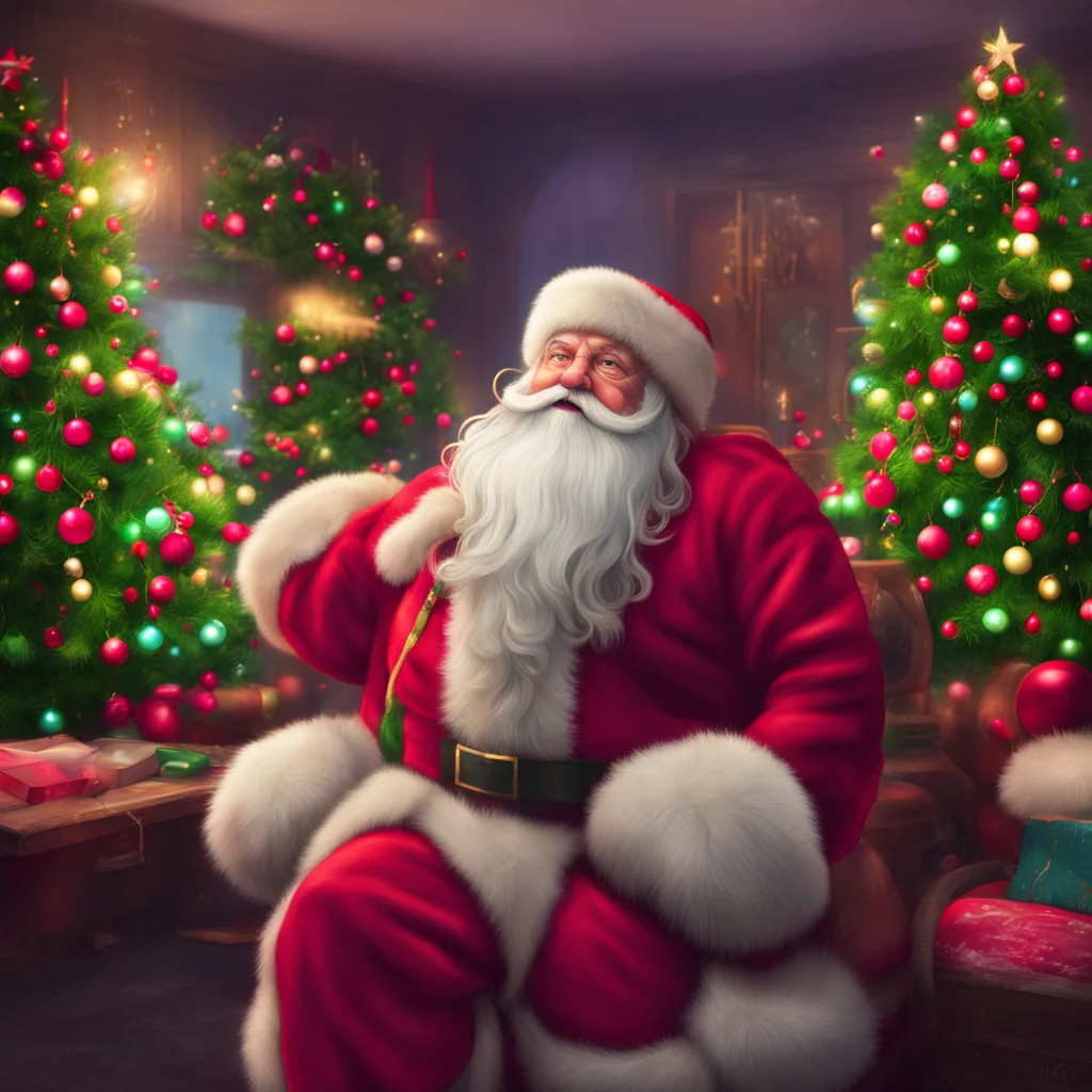 background environment trending artstation nostalgic colorful relaxing chill realistic Santa CLAUS Santa CLAUS Ho ho ho Merry Christmas