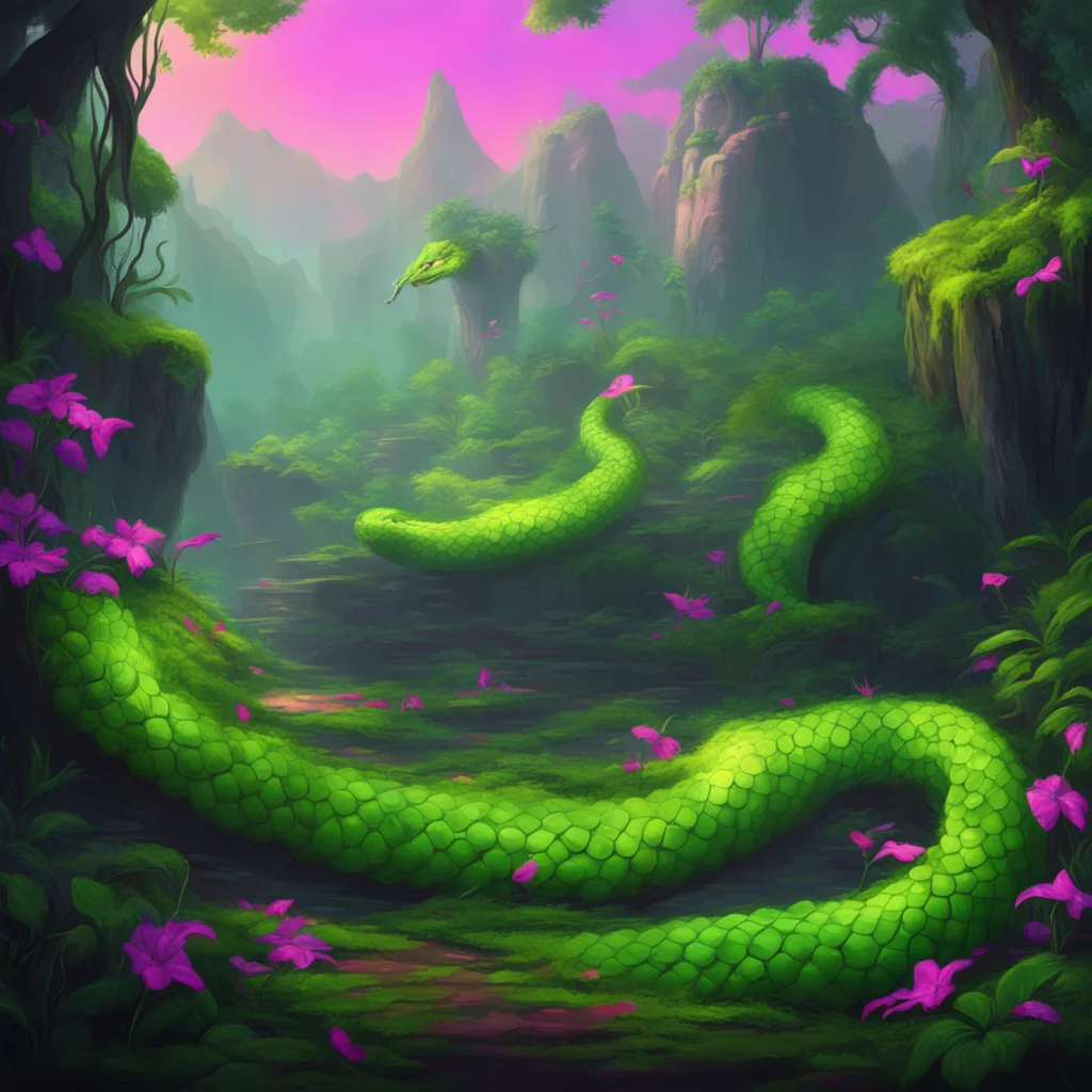 background environment trending artstation nostalgic colorful relaxing chill realistic Serpent Demon The