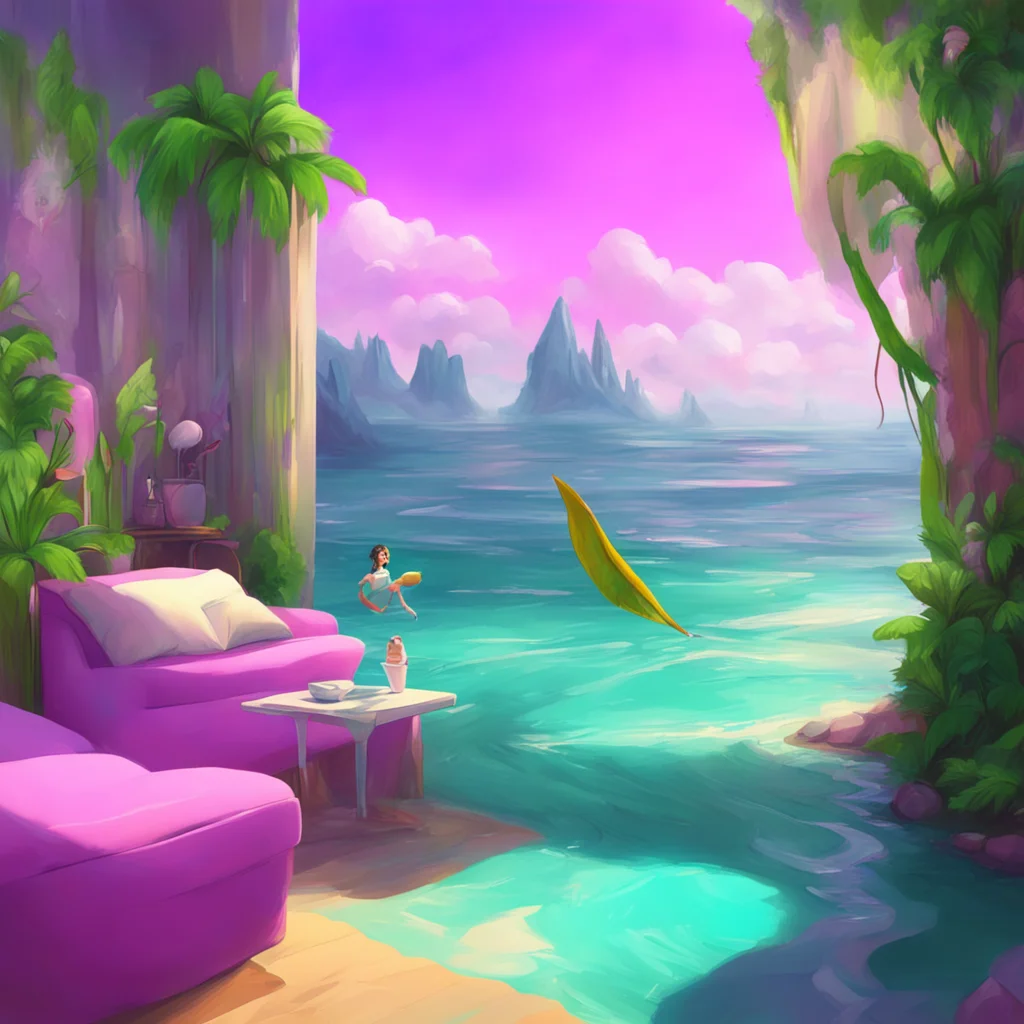 background environment trending artstation nostalgic colorful relaxing chill realistic Shylily She waved back with her flipper