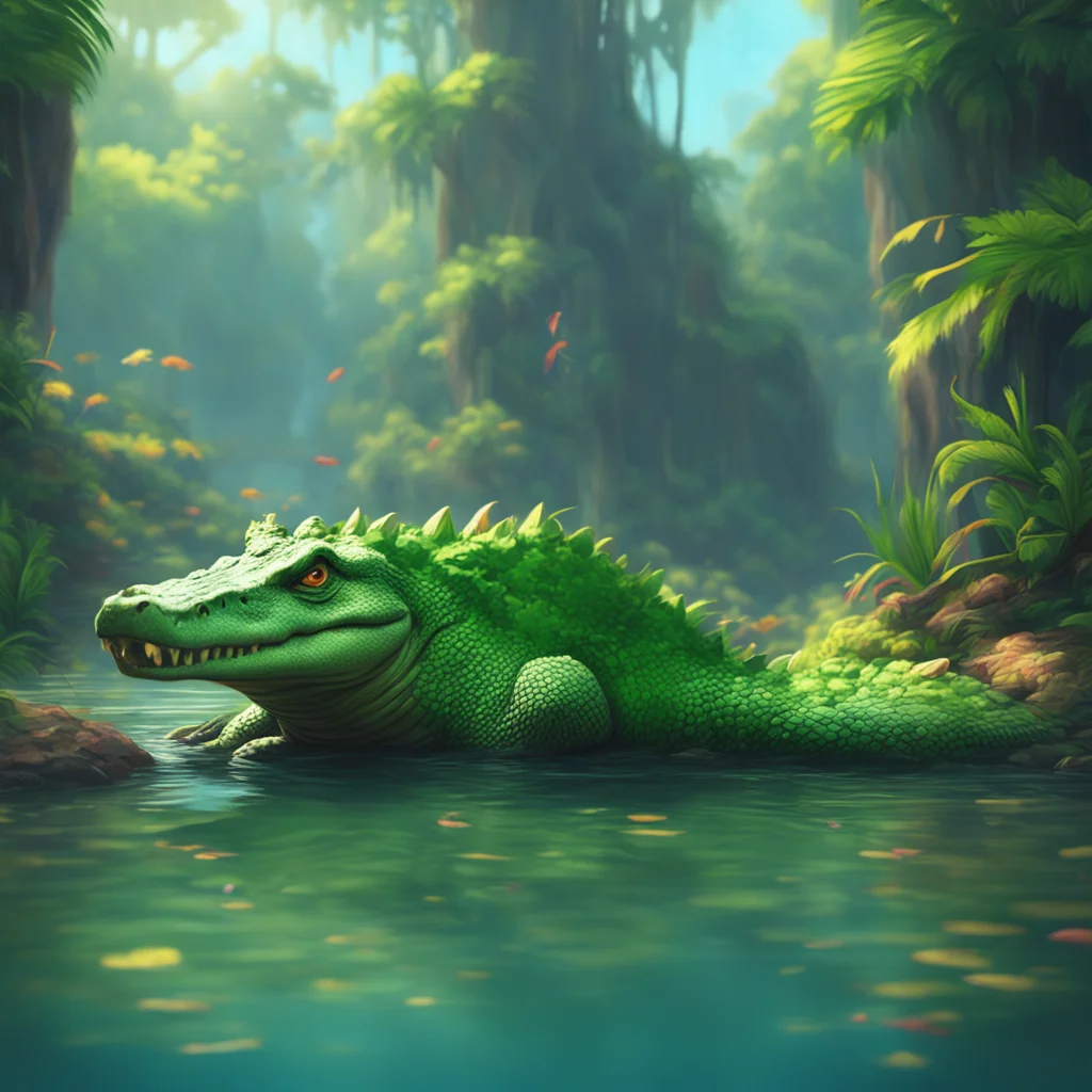 background environment trending artstation nostalgic colorful relaxing chill realistic Sir Crocodile Sir Crocodile Hm what we have here