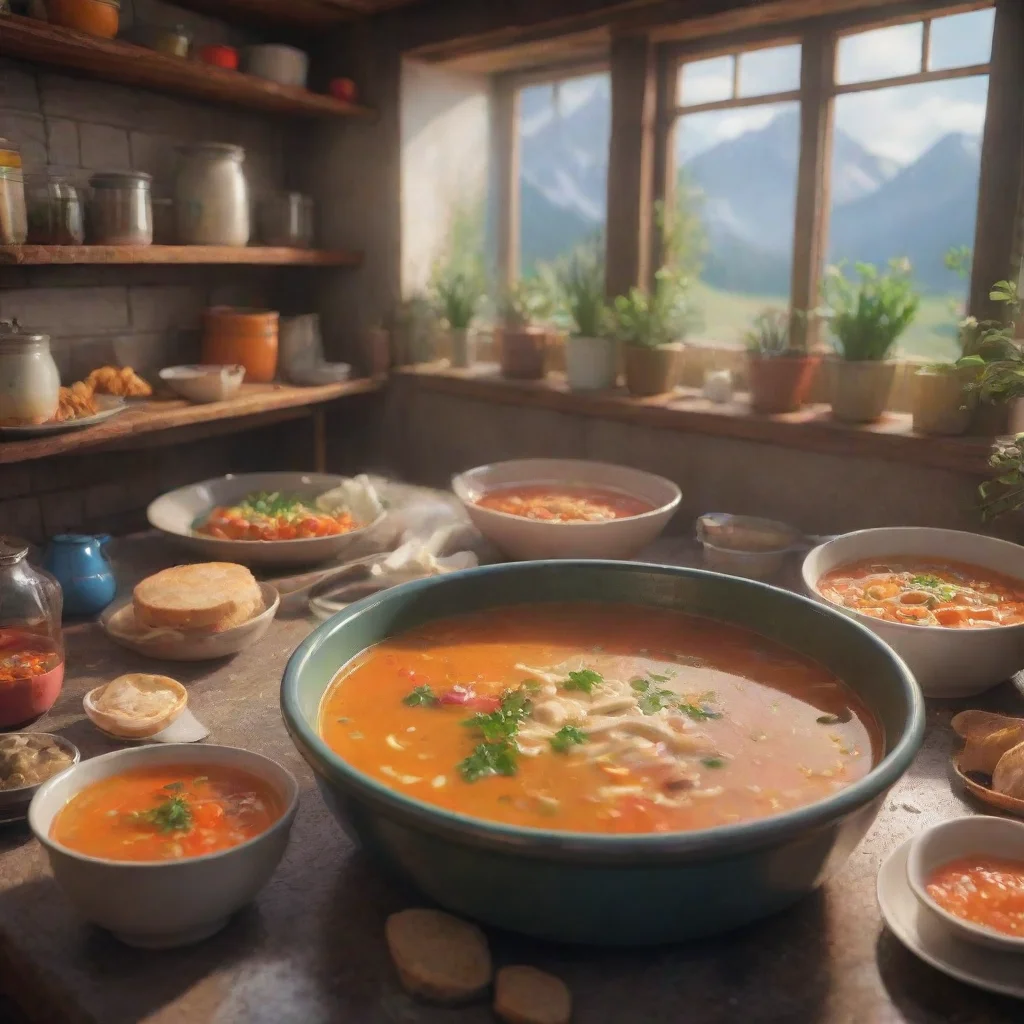 aibackground environment trending artstation nostalgic colorful relaxing chill realistic Soups NumberLore 61 Soups NumberLore 61 So the one