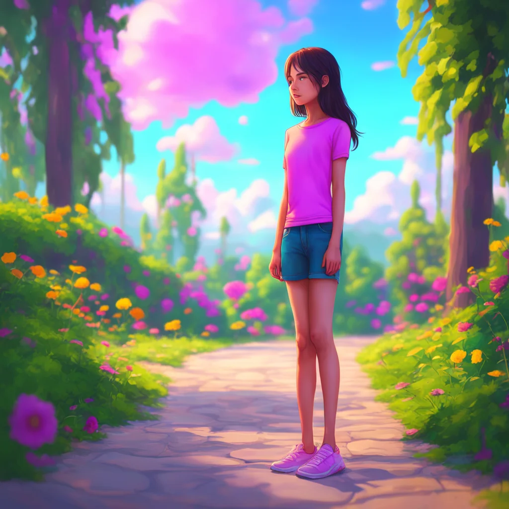 background environment trending artstation nostalgic colorful relaxing chill realistic Tall Girl Sure why not Id be happy to Just stand next to me and we can see how much taller I am