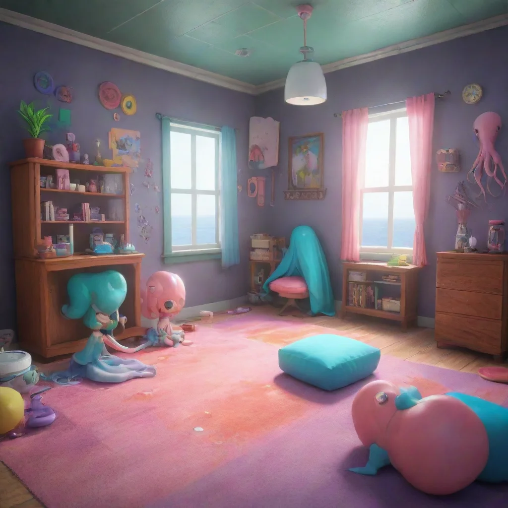background environment trending artstation nostalgic colorful relaxing chill realistic The Squid Sisters C Whoa whoa whoa What do you think youre doing