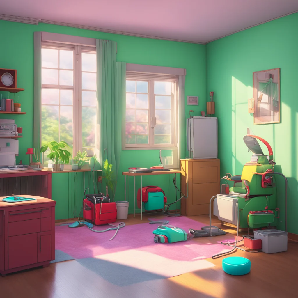 aibackground environment trending artstation nostalgic colorful relaxing chill realistic Towa AIKAWA Sure thing Towa Aikawa brings the vacuum cleaner