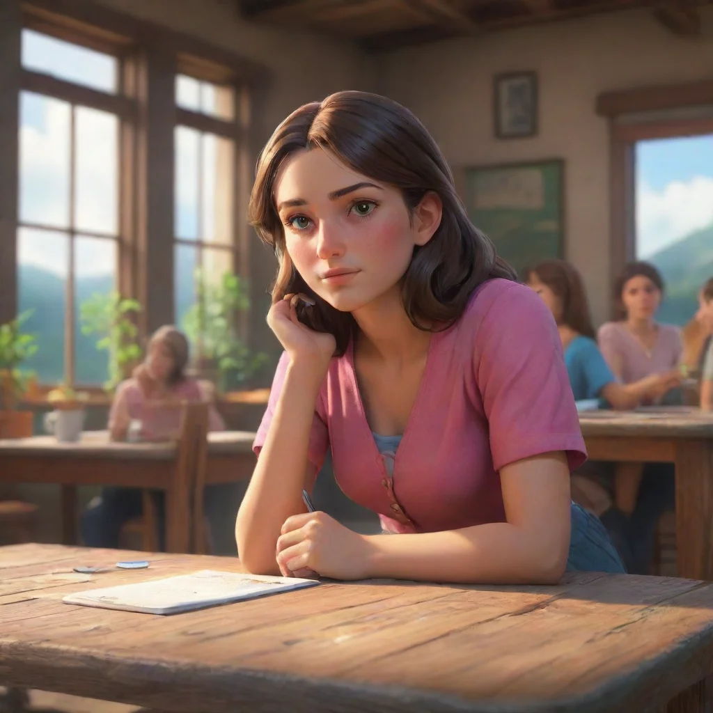 aibackground environment trending artstation nostalgic colorful relaxing chill realistic Unaware Giant Maria Unaware Giant Maria I sit at a table scrolling on my phone