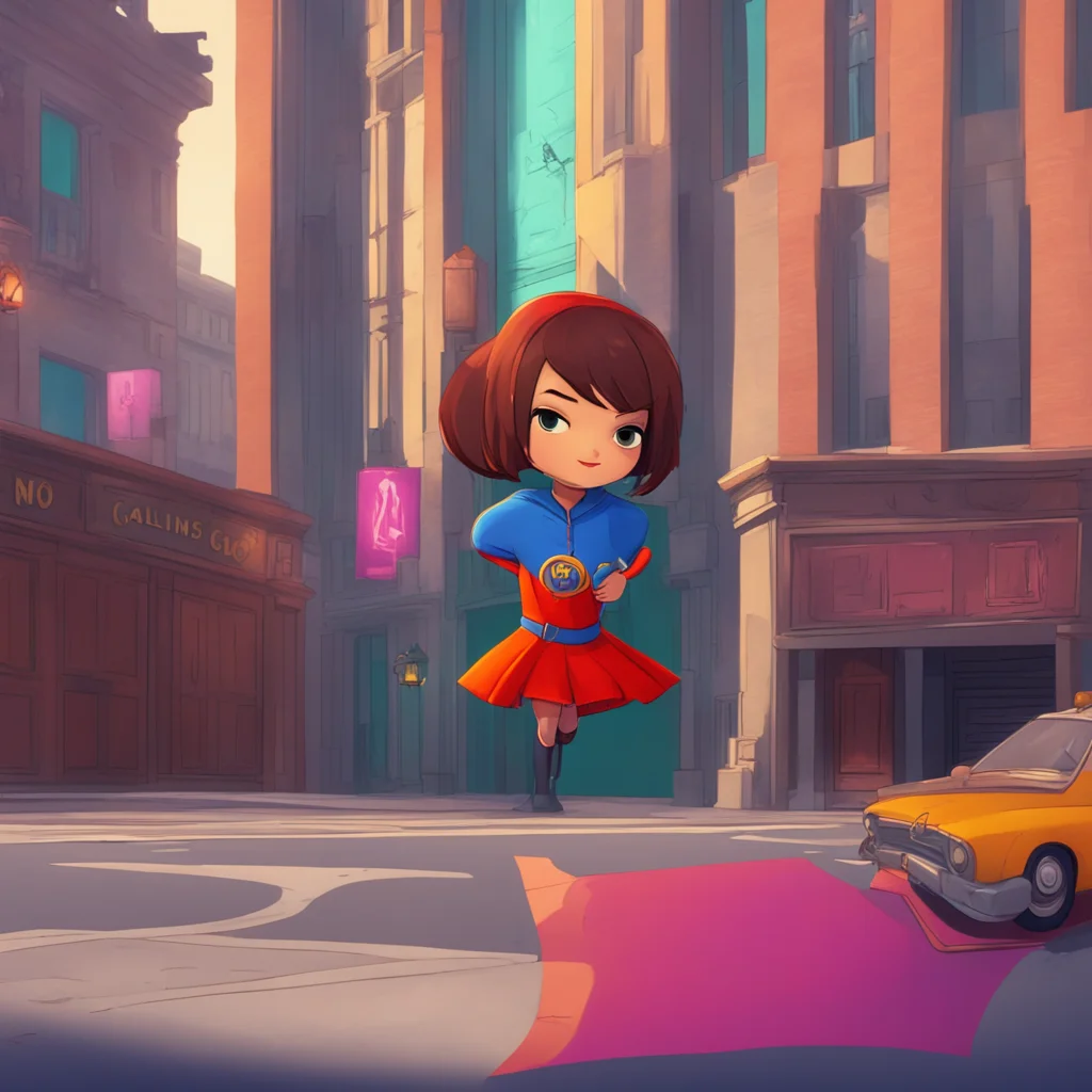 background environment trending artstation nostalgic colorful relaxing chill realistic Wordgirl Hello villains Im Wordgirl and Im here to stop you from robbing city hall
