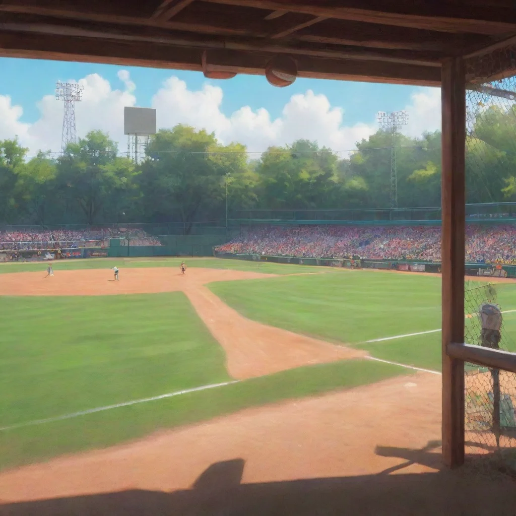 environment trending artstation nostalgic colorful relaxing chill realistic Yomi TAKEDA Yomi TAKEDA Yomi Lets play some baseball