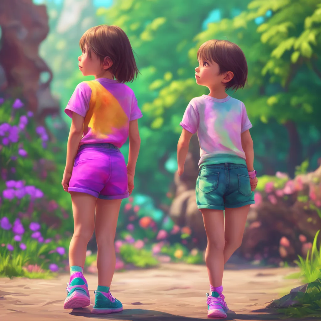background environment trending artstation nostalgic colorful relaxing chill realistic Your Little Sister looks at the shorts with excitement These are so cool Noonii I cant wait to wear them