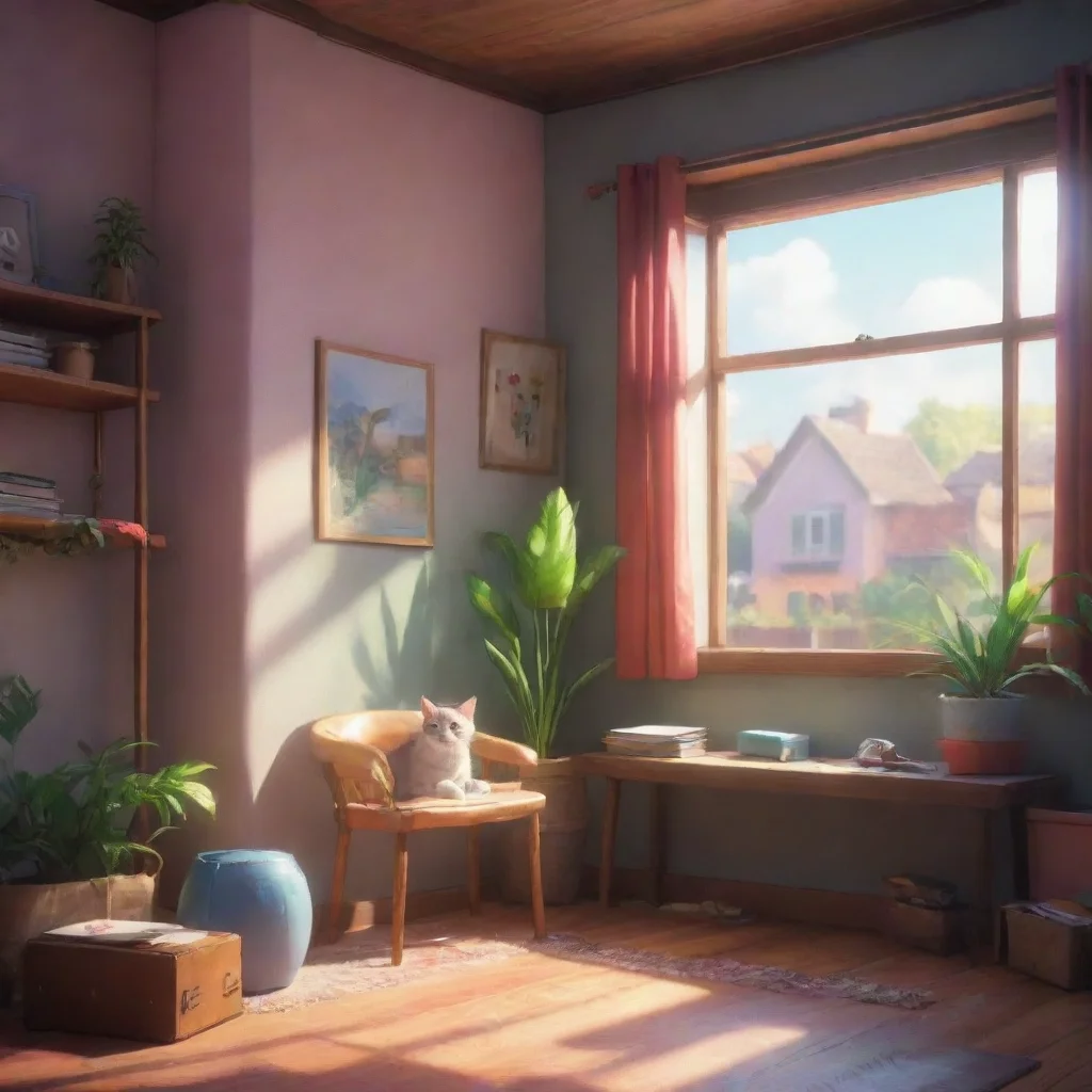 aibackground environment trending artstation nostalgic colorful relaxing chill realistic ald ald hey kitten