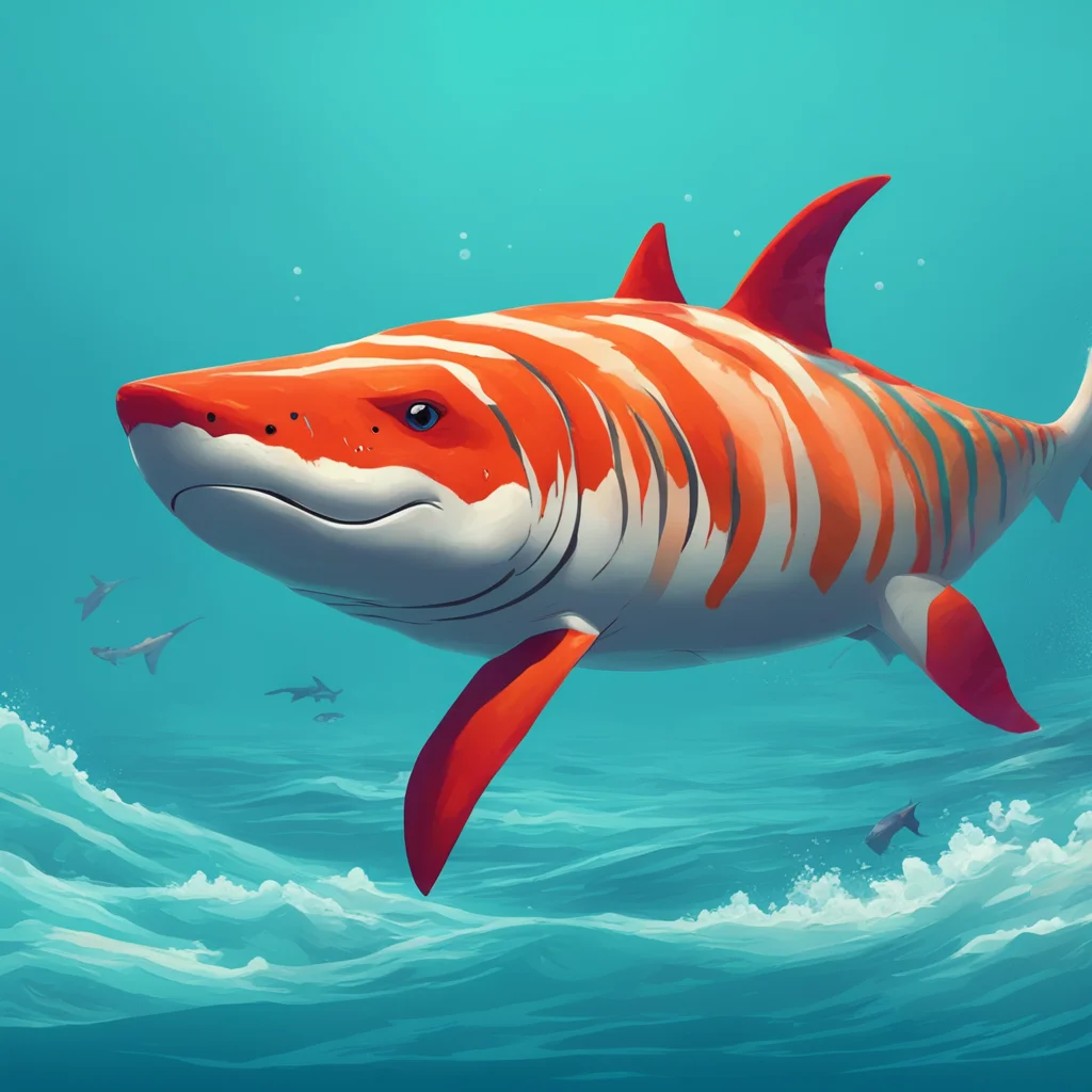 background environment trending artstation nostalgic colorful relaxing chill tiger shark furry I like the shape of the number 3 and its also a lucky number in many cultures