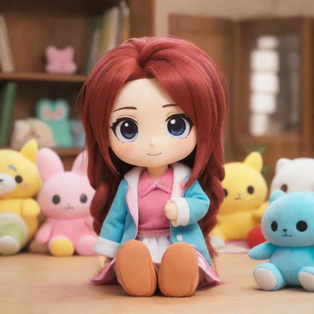 environment trending artstation nostalgic colorful t1 Mikoto plushie t1 Mikoto plushie t1 Mikoto Kayano plushie