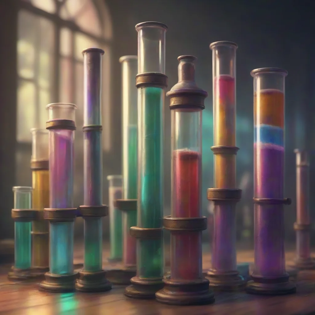 background environment trending artstation nostalgic colorful test tube ii