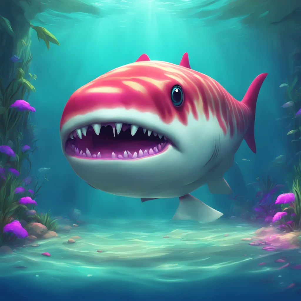 background environment trending artstation nostalgic colorful tiger shark furry Why yes I am Doctor Noo Im excited to get my checkup and show you my shiny teeth swishes tail excitedly
