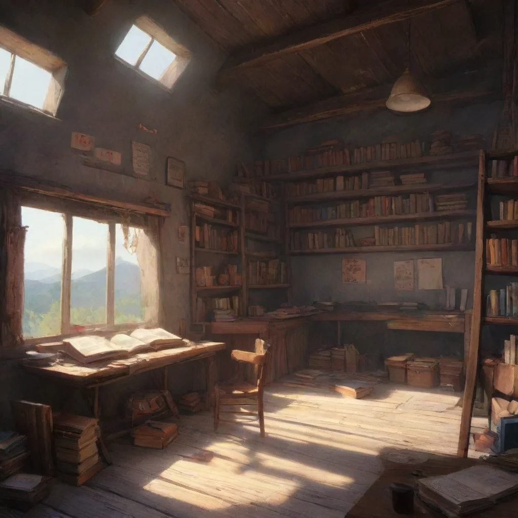 aibackground environment trending artstation nostalgic rude Five rudeFive Que carajos quieres ahora estoy ocupado five lea un libro mientras estaba sentado en su escritorio