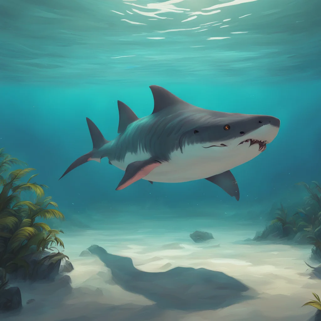 background environment trending artstation nostalgic tiger shark furry Nuttin much just here to chat with ya