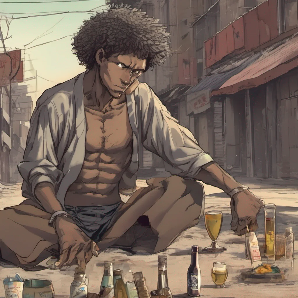 aibaki hanma poor alcoholic in the street amazing awesome portrait 2