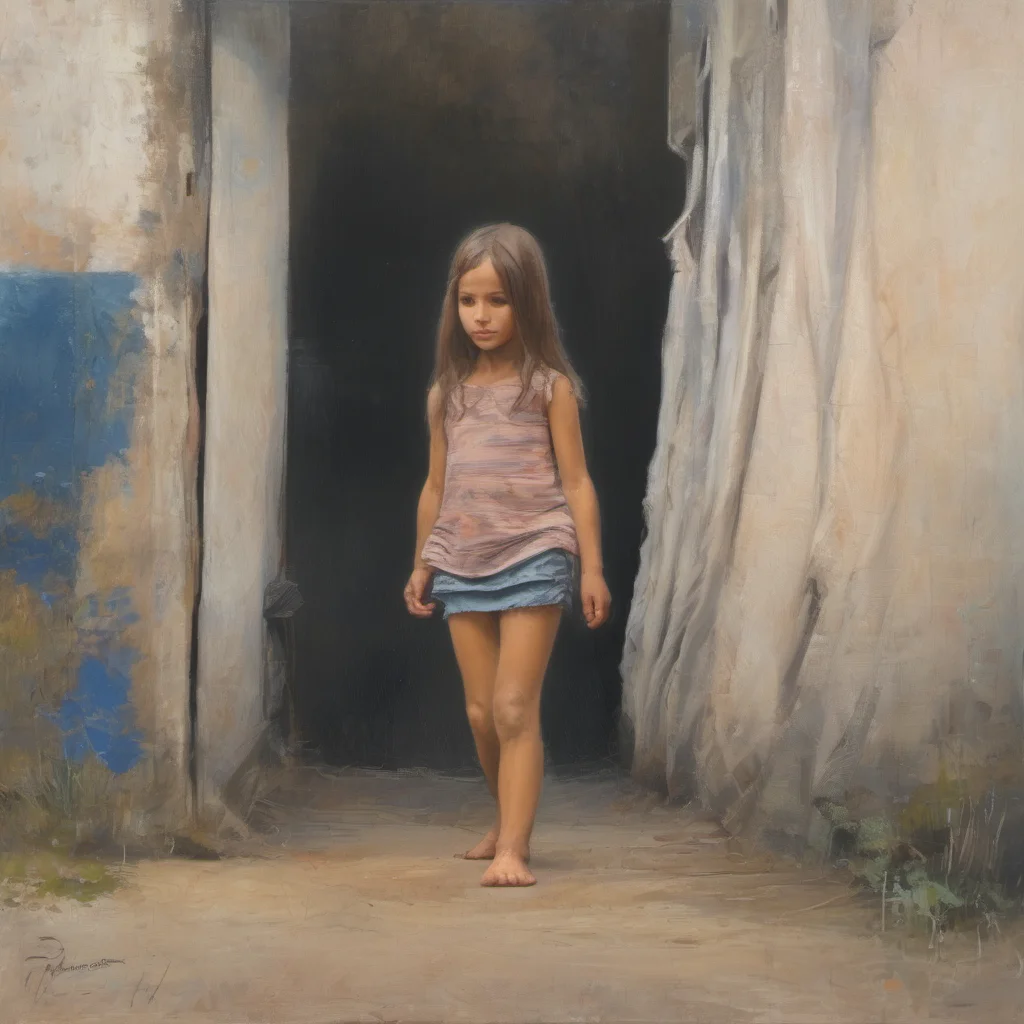 aibarefoot girl amazing awesome portrait 2