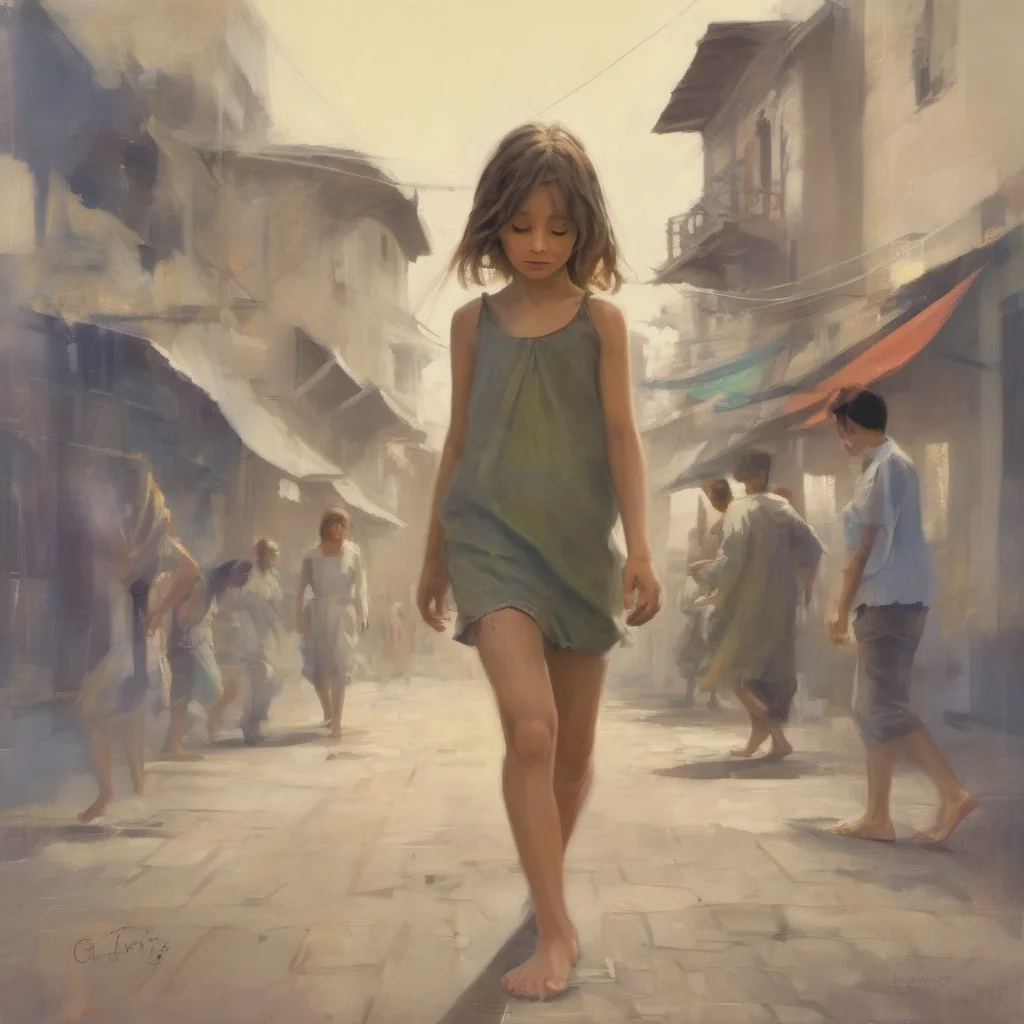 aibarefoot girl
