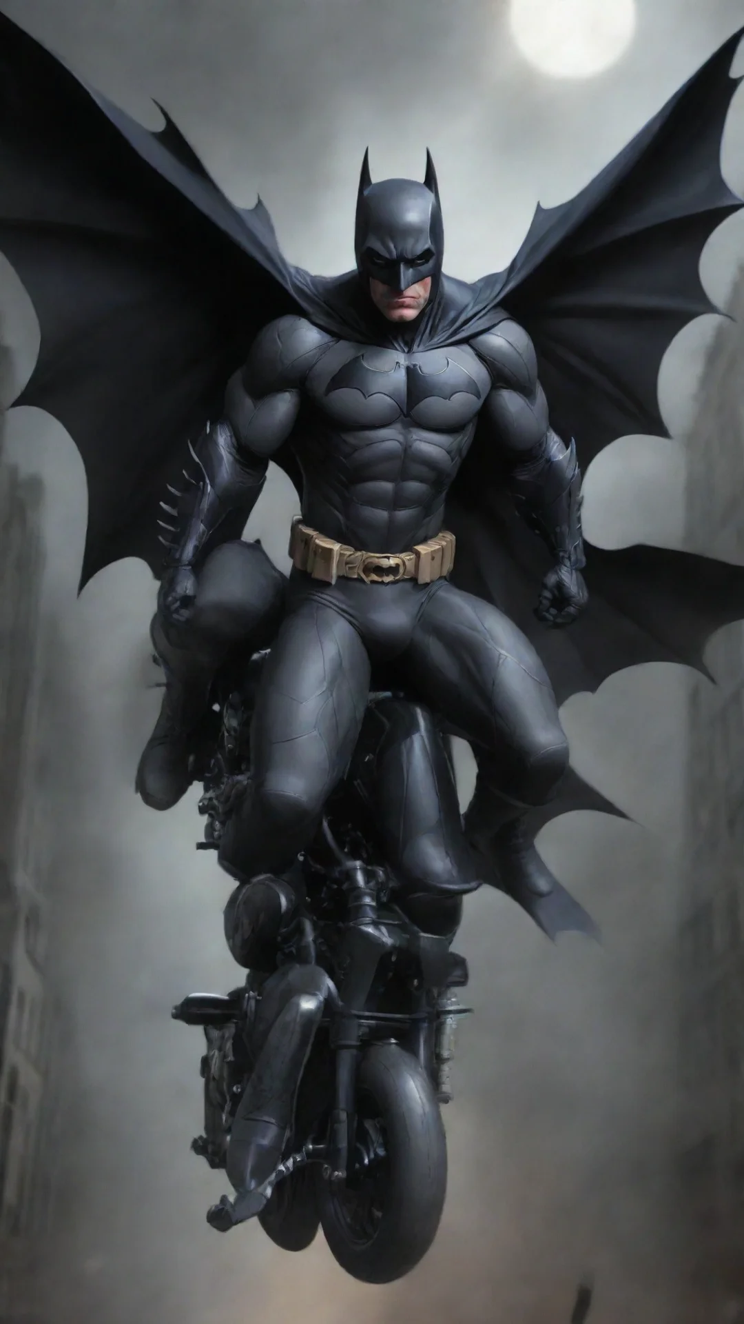 aibatman riding black n160  tall