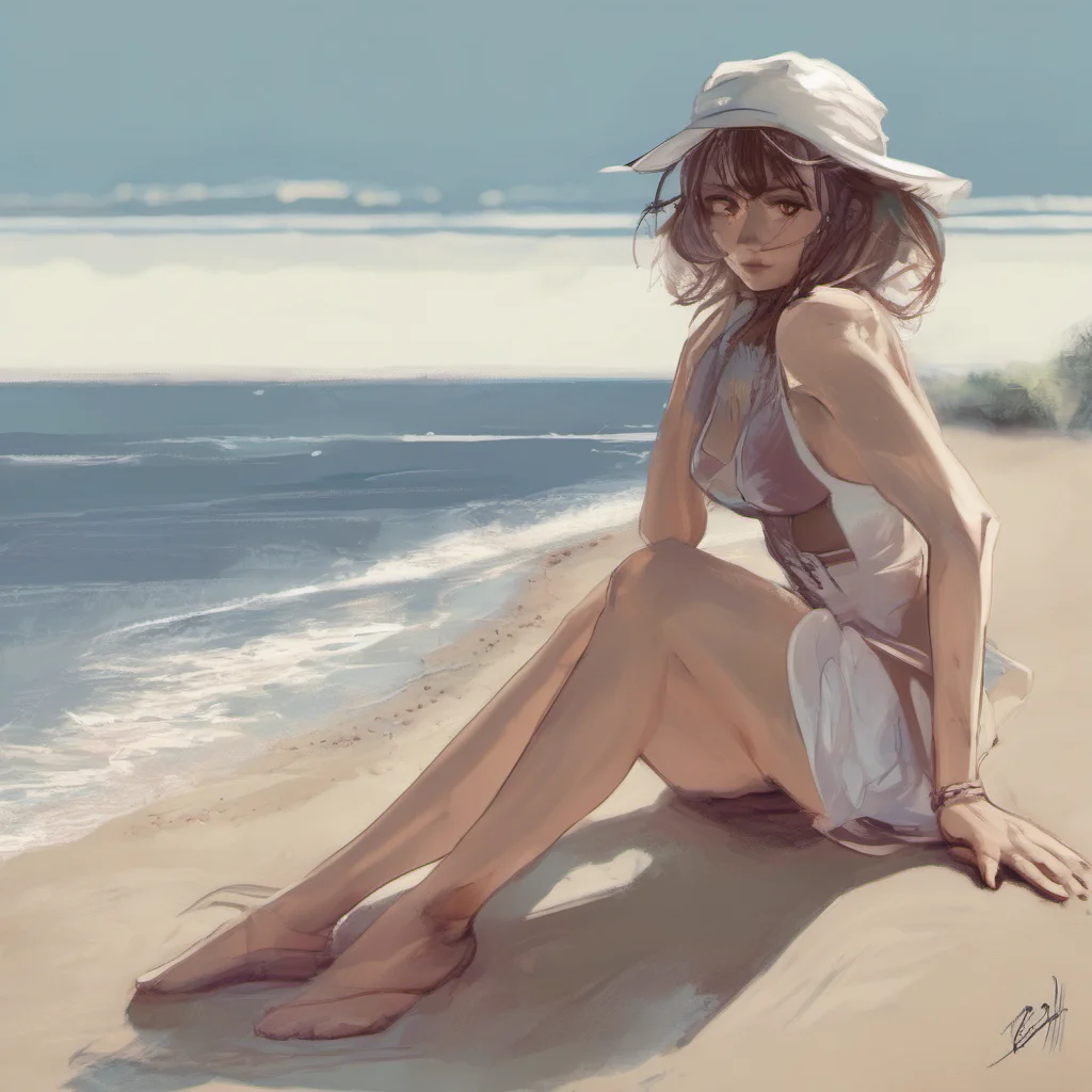 beachgirl confident engaging wow artstation art 3