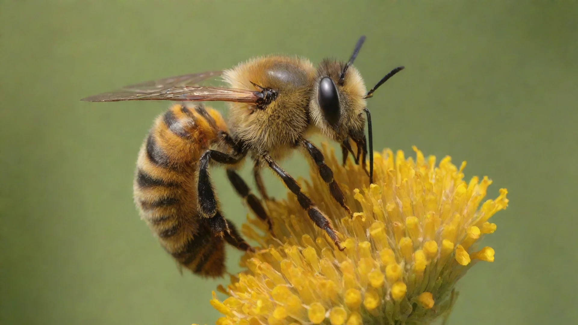 aibearded beehunters honey comb bee yellow hd hdwidescreen