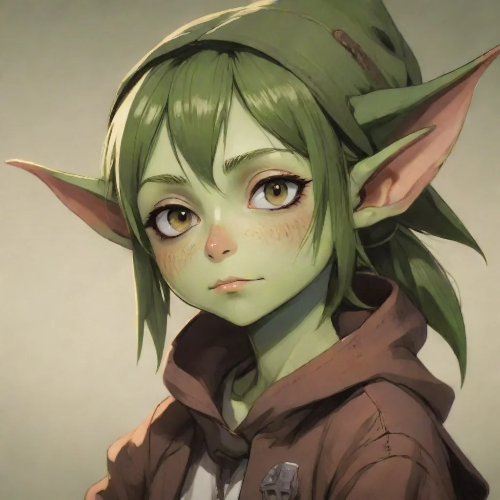 aibeautiful anime tomboy goblin