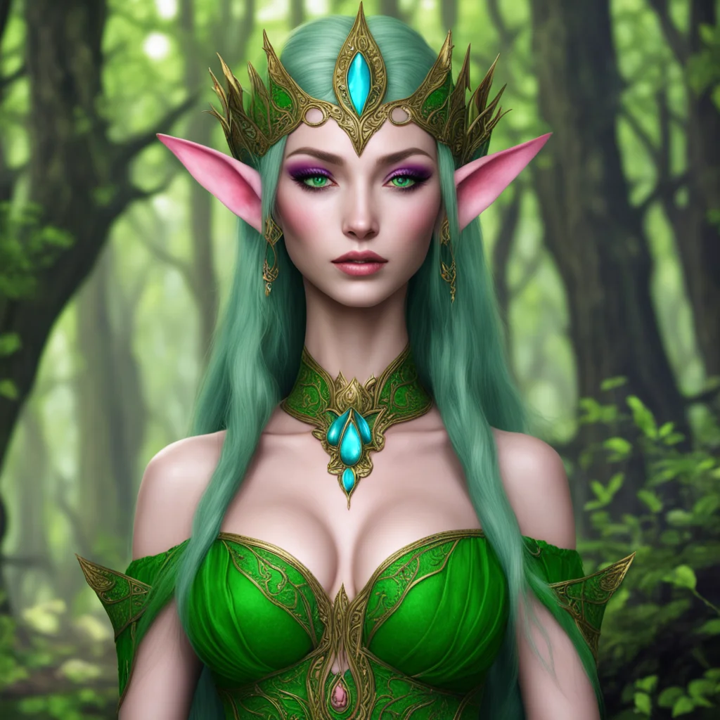 beautiful elven courtesan
