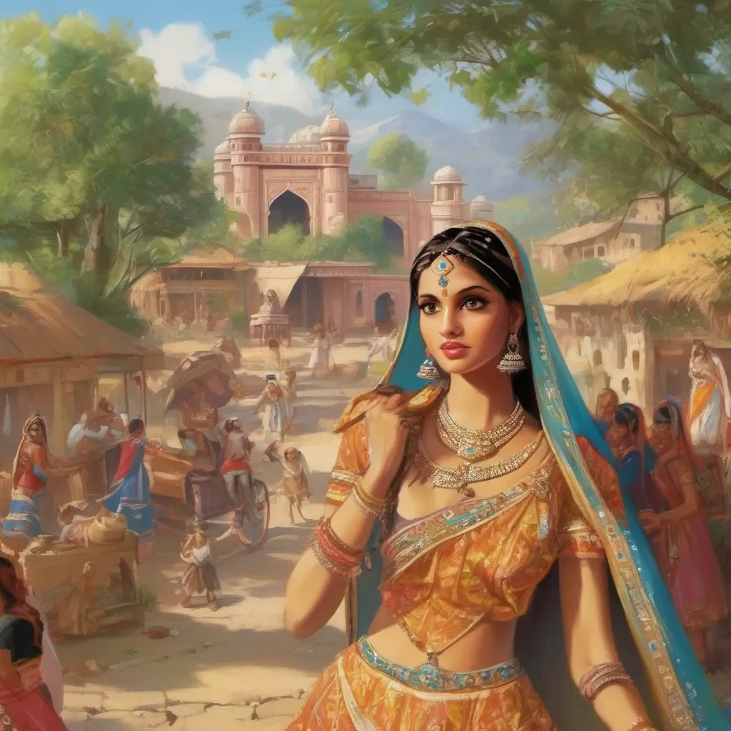 aibeautiful indian village giyl princess princess