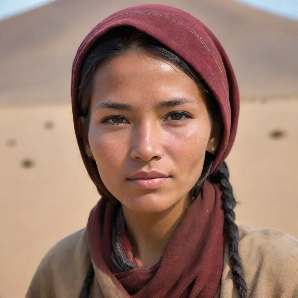 beautiful nomad female