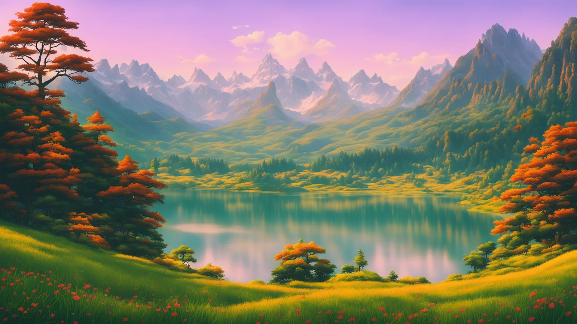 aibeautiful scenery amazing land peaceful lowfi calm colors amazing awesome portrait 2 wide