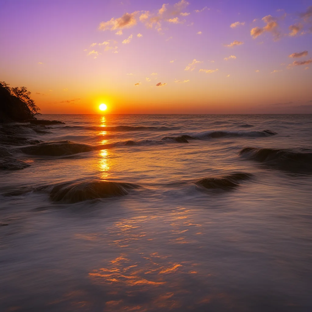 aibeautiful sunset