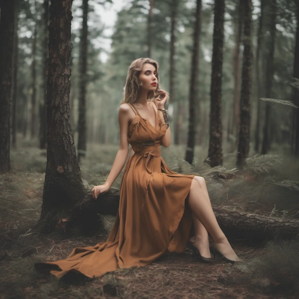 beautiful women in forest  amazing awesome portrait 2