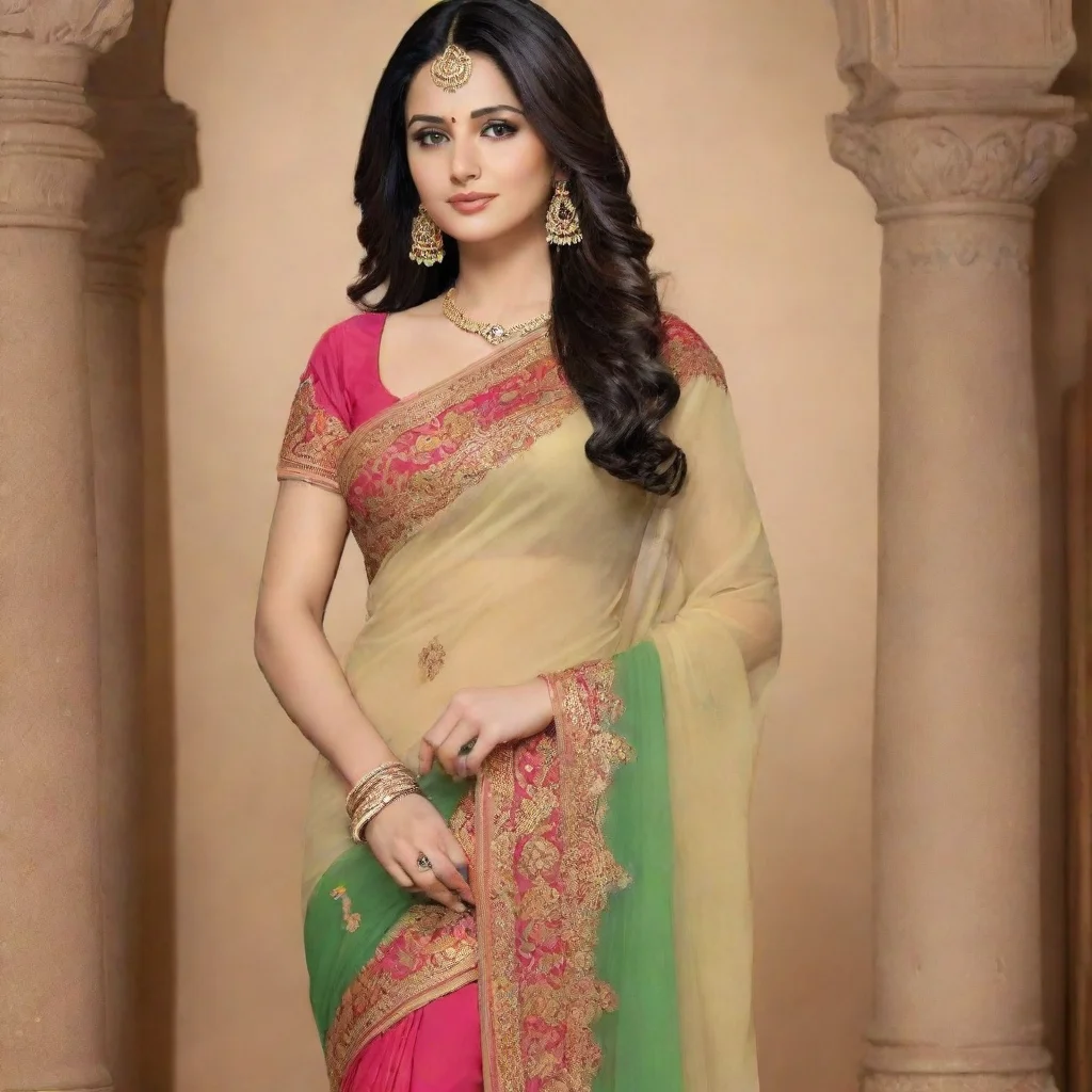 aibeauty grace seductive indian saree