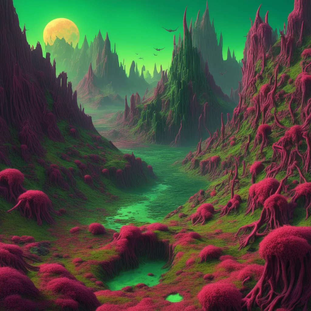 aibeksinski lovecraftian warhammer 40k eldar cosmic horror flowing beautiful terrain hyper detailed octane render by bruce good looking trending fantastic 1