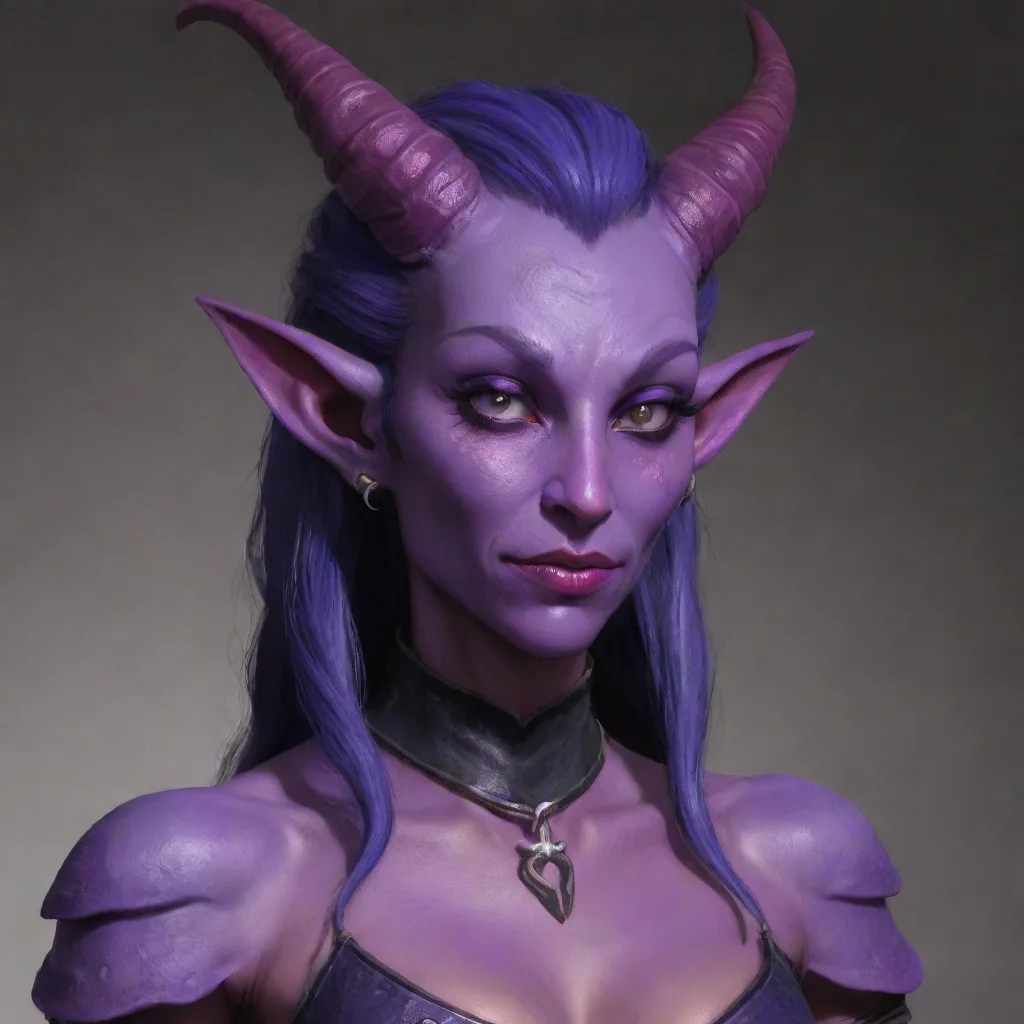 aibest quality a purple skinned tiefling 5