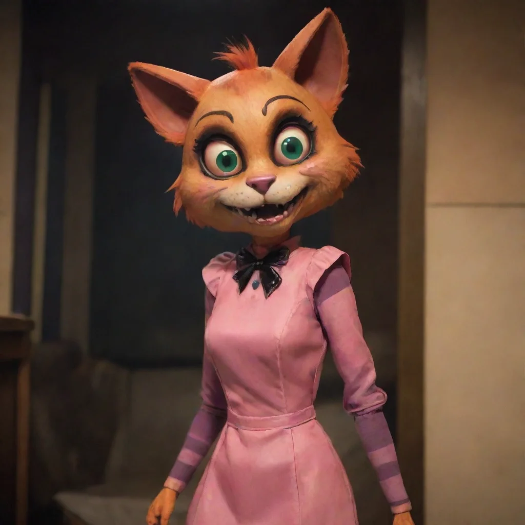 aibest quality cartoony feminine anthro cat animatronic freddys horror 5