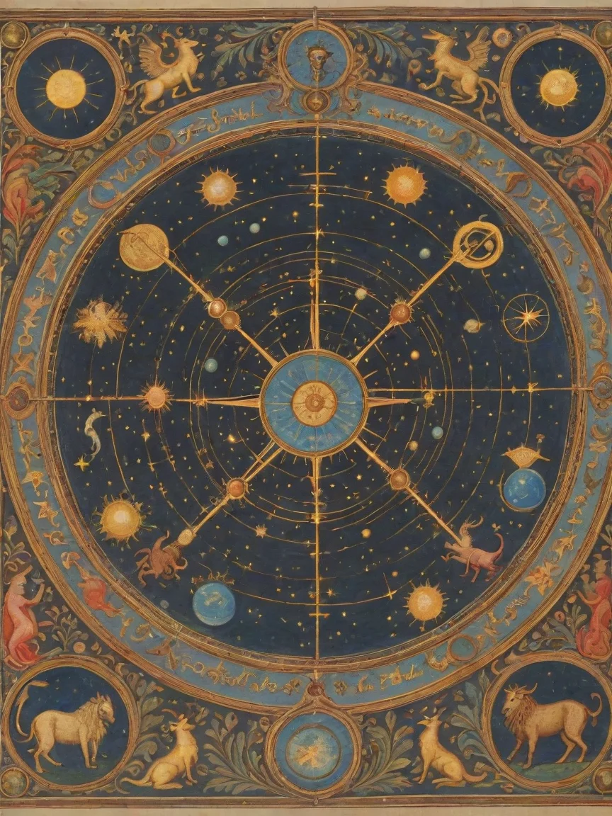 aibest quality celestial medieval art wizards stunning 4