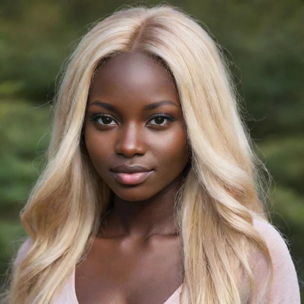 aibest quality dark skin long blonde haired 5