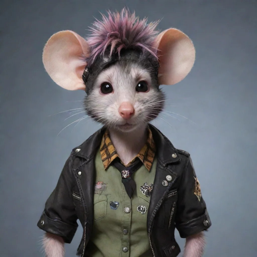 aibest quality female anthropomorphic furry rat punk 5