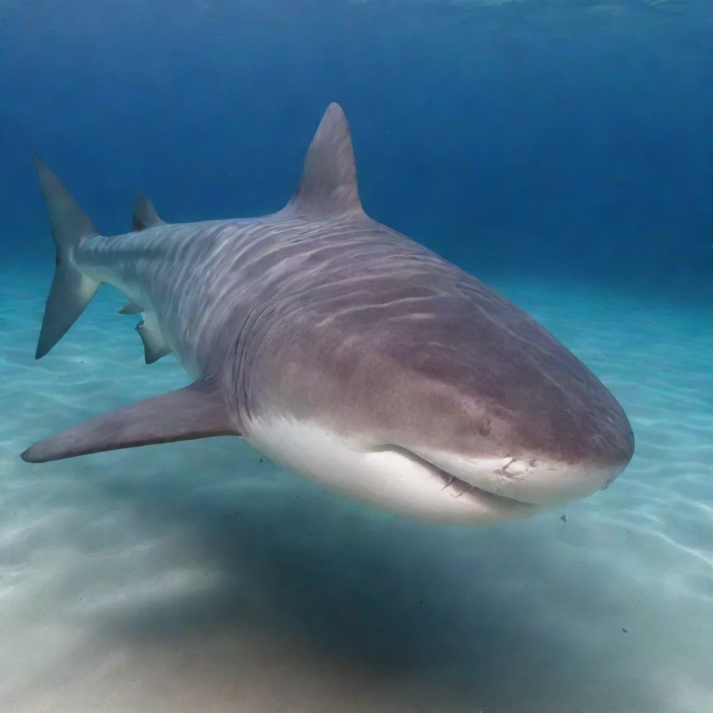 aibest quality furry tiger shark 5