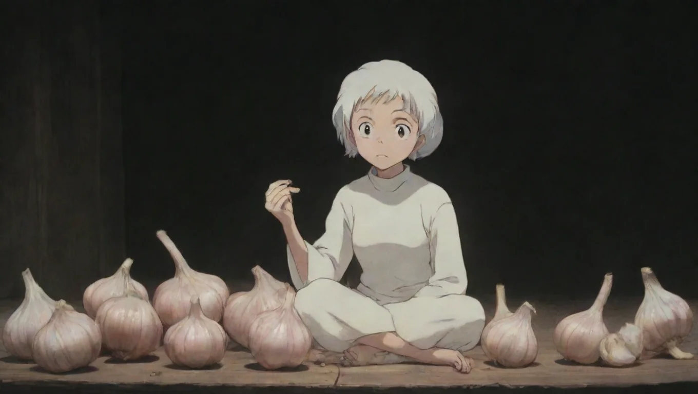 best quality garlic  handing on portch hd ghibli anime aesthetic dark horror 1800 vibe 5 widescreen