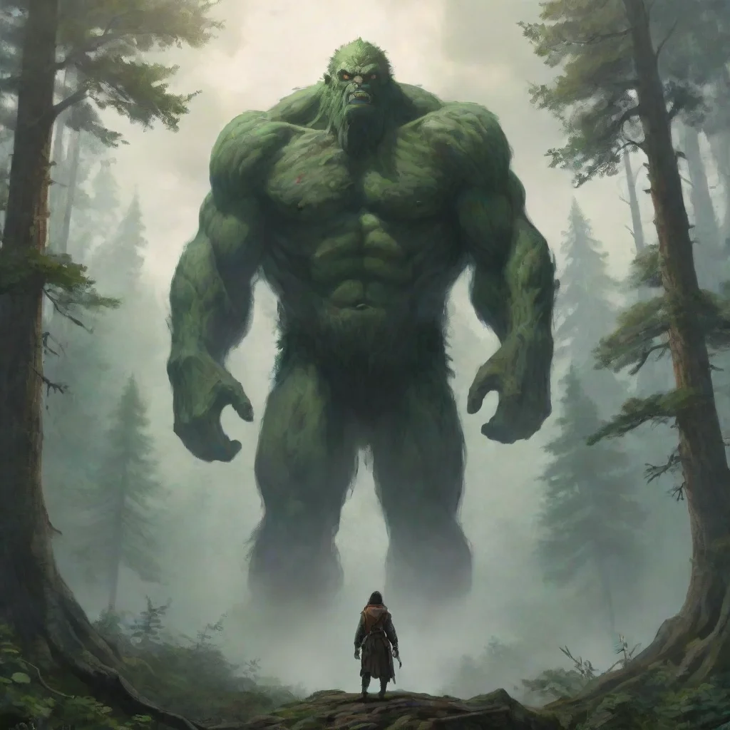 aibest quality giant wanderer looming over a forest 5