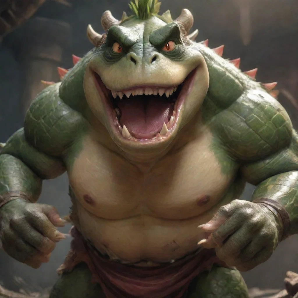 aibest quality hd aesthetic He captured her andhe looks really hungry She trembles as he approaches her her heart racing with fear and excitement illustration I am king k rool