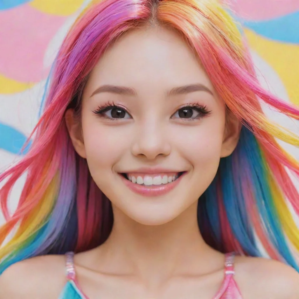 best quality hd aesthetic Wow Tamami smiling I know right Theyre all so unique and beautiful in their own ways colorful She has never seen a human before